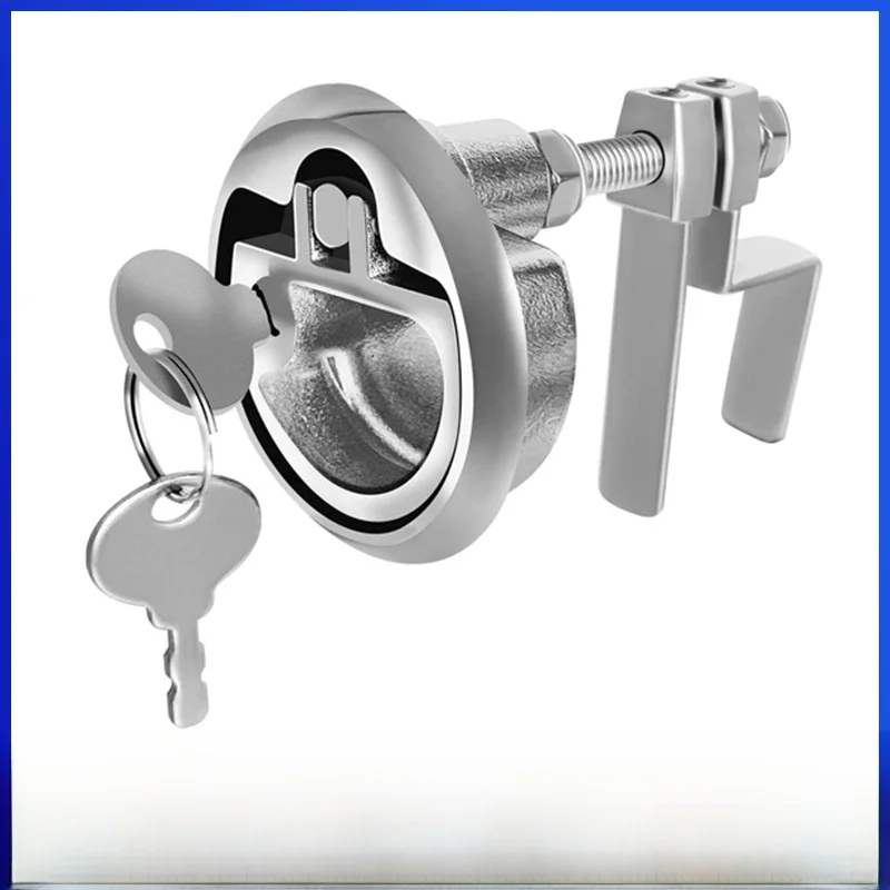 Alastin 316 loquet en acier inoxydable tirer affleurant serrure tournante poignée de levage pour portes de trappe de pont de bateau avec 2 clés accessoires marins