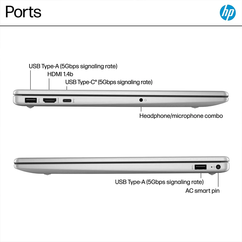 Новейший деловой ноутбук HP 2024, сенсорный ноутбук 15,6 дюйма, Intel Core i3-1215U, до 64 Гб RAM,2 ТБ SSD,Intel UHD Graphics,Win 11 Pro