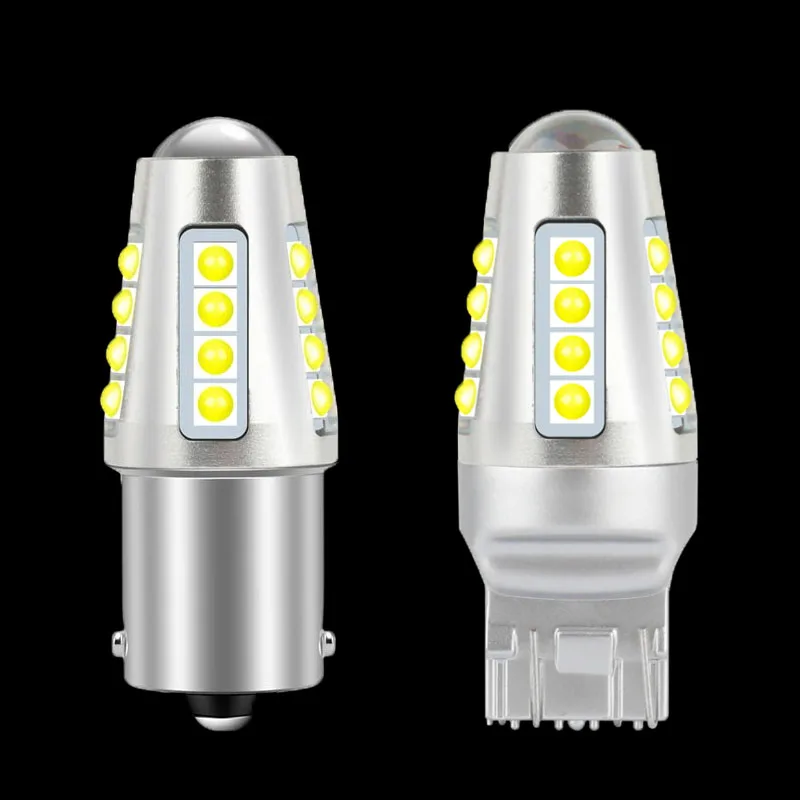 T20 Led 7440 7443 T25 3157 Bulb W21W W21/5W WY21W P27 7W Led 3030 Chips BA15S P21W BAY15D P21/5W BAU15S PY21W Car Signal Lights