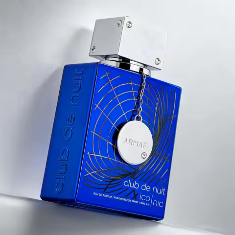 Armaf Club de Nuit Blue Iconic 105ml - Perfume Masculino Fresco Azul Luxo com Citrus e Madeira, Longa Duração