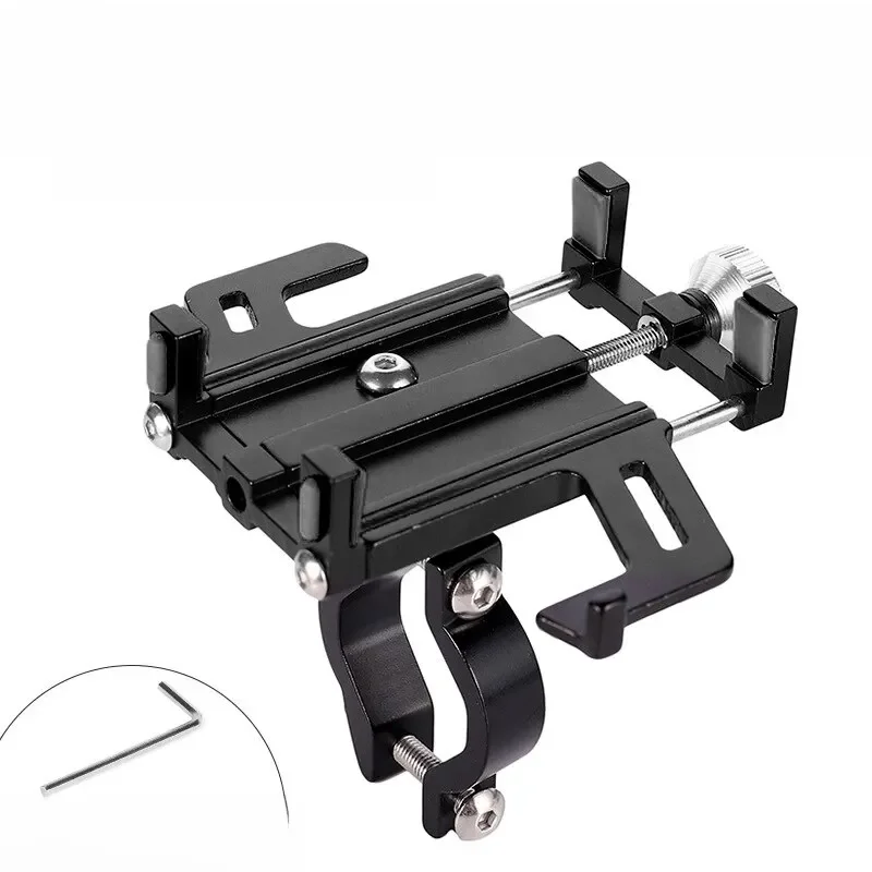 AliExpress NONE OFFBONDAGE Bicycle Phone Holder Motorcycle Electric Bicycle Phone Aluminum Alloy Bracket Five Claws Mechanical Bike Phone Holder