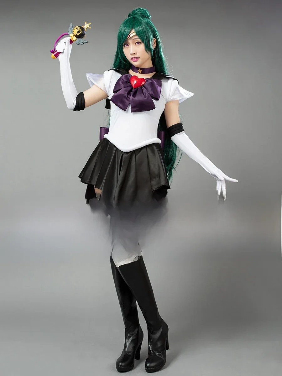 Anime Sailor Super S Film Sailor Pluto Setsuna Meioh Trista przebranie na karnawał dla kobiet mp 001410 — zdjęcie 2