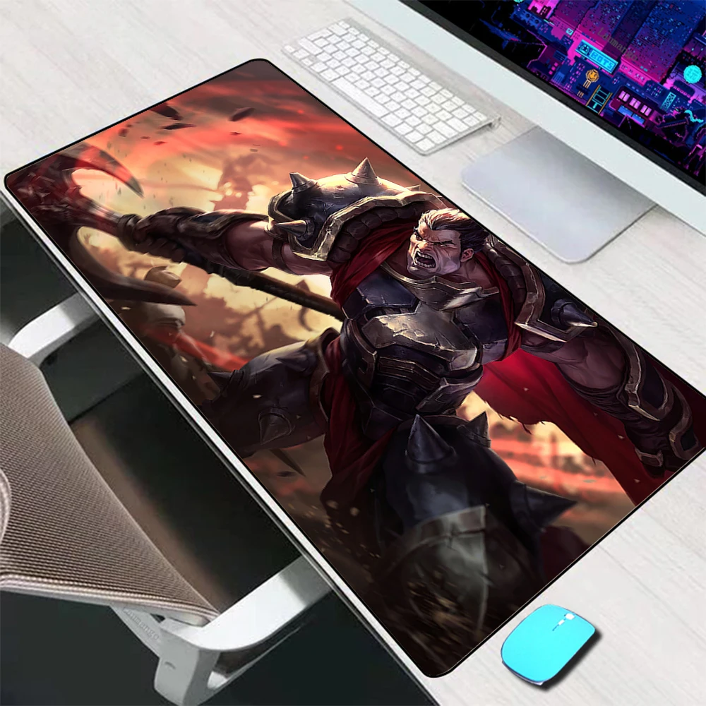 League of Legends Darius Mouse Pad Large Gaming Accessories Mouse Mat Keyboard Mat Desk Pad Computer Mousepad PC Gamer Mausepad