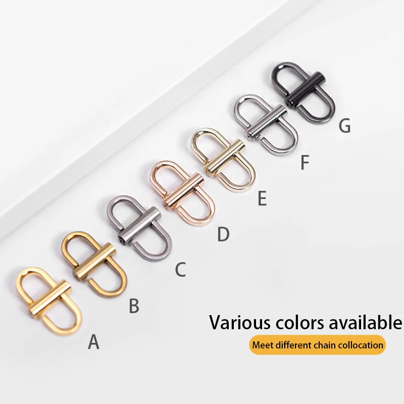 WUTA Bag Chain Adjustment Buckle Bags Chain Fixed Length Adjuster Shoulder Strap Shortening Buckle Artifact Accessories Bag Belt