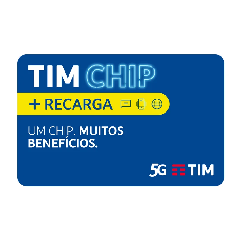 Chip Tim Top (com R$10 Em Recarga)