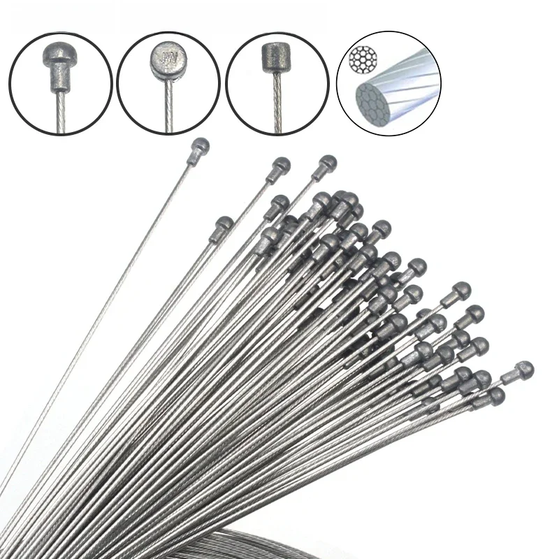 AliExpress heppe Bicycle Grinding Shift Brake Cable MTB Road Bike Shift Brake Inner Cable Grinding Stainless Steel Cable 1.5/1.1mm Dia Bike Part