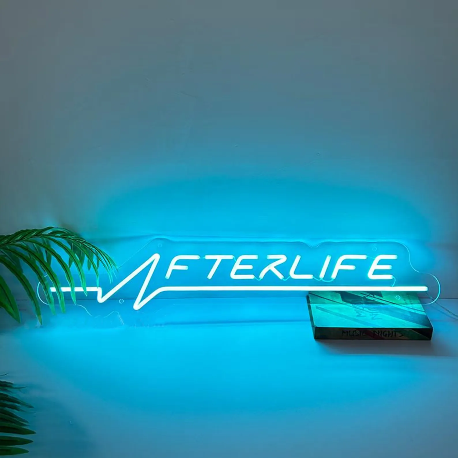 Neon Afterlife, neon LED z motywem Afterlife, prezent dla graczy, prezent dla fanów Cyberpunk, niestandardowy neon do pokoju gier