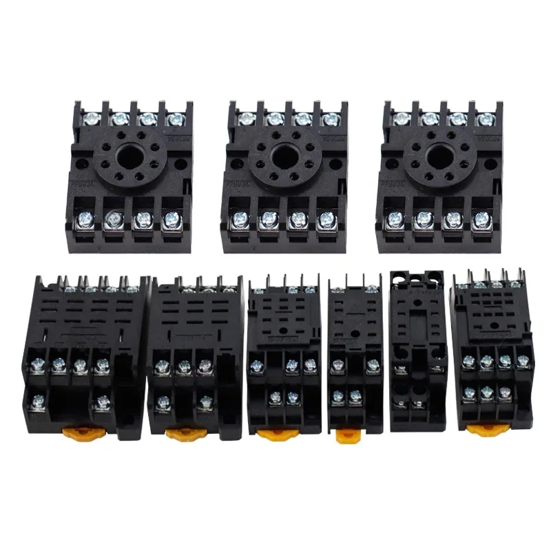 1szt 8pin 11pin 14pin PYF/PTF 14A Podstawa przekaźnika PYF08A MY2NJ MY3NJ MY4NJ LY2NJ LY3NJ LY4NJ Mały przekaźnik pośredni HH52P/HH64P — zdjęcie 2