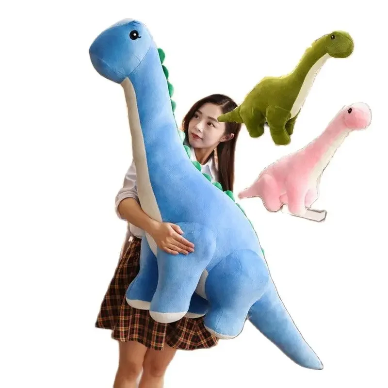 32 cm-100 cm Nieuwe Kleurrijke Pluche Dinosaurus Speelgoed Gevulde Poppen Kinderen Jongens Meisjes Verjaardagscadeau Kerst Brinquedos - afbeelding 2