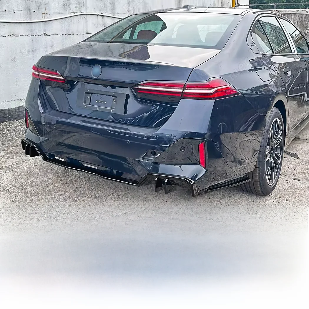 Do BMW serii 5 G60 Sedan & i5 eDrive 40 M Sport 2024+ Tylny spojler Warga Zderzak Dyfuzor Splitter Osłona nadwozia Zestaw Tuning ABS — 2