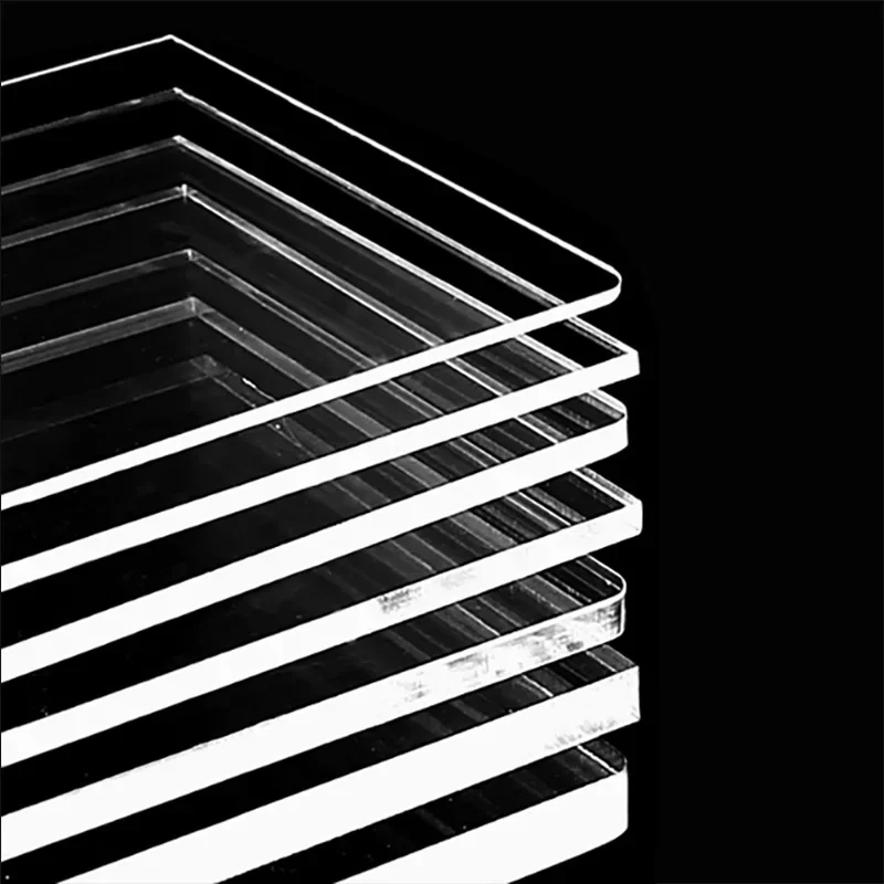 Feuille acrylique transparente, plaque en plexiglas PMMA