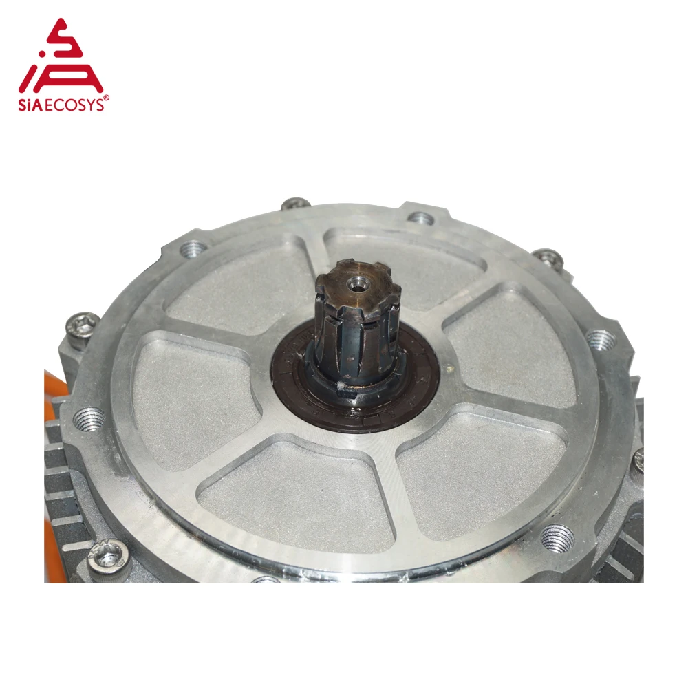 US Warehouse SiA138 60H 2500W Mid Drive Motor Peak 6000W 60N.m Torque with 428 14T Sprocket for Electric Scooter DIY Upgrade