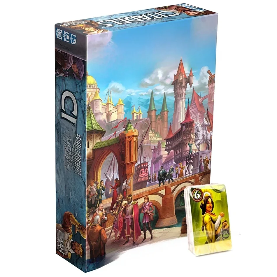 Citadels Revised Edition, jeu de société - Master Builder Showdown! , 10 ans et plus, 2-8 joueurs, autonomie de 30 à 60 minutes