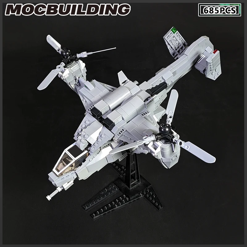 Anti-Ship Spaceplane Sabre Fighter Twin-rotor UH-144 Falcon Scorpion Tank MOC Building Block Military Series DIY Brick Model