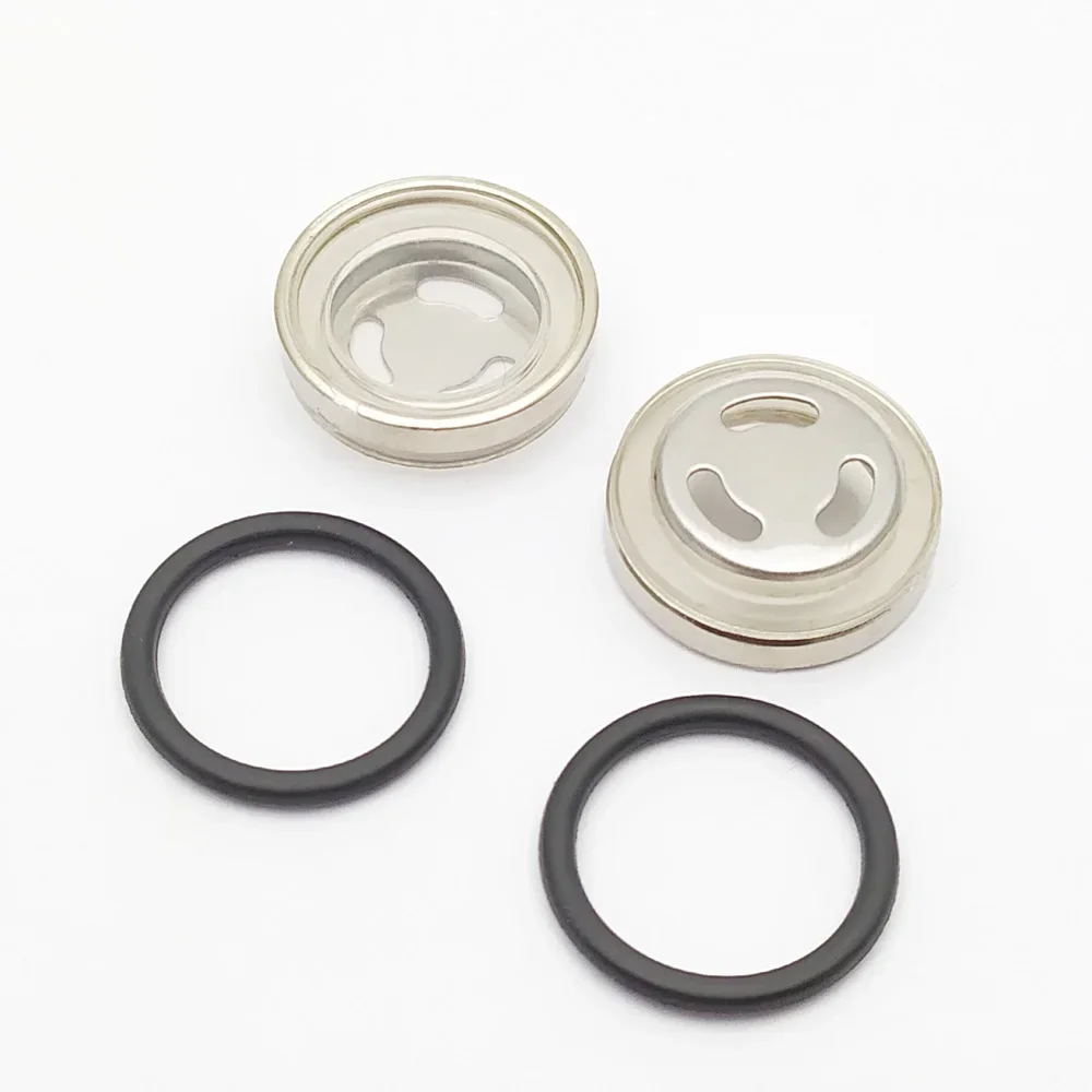 AliExpress ZHUANGQIAO 18mm Motorcycle Master Brake Cylinder Reservoir Sight Glass with Gasket for Dirt Bike Motorbike