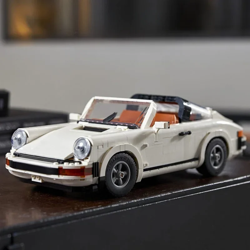 Car Model Building Blocks Set para Adultos e Adolescentes, 2in 1, Classic Race Model Kit, Technical