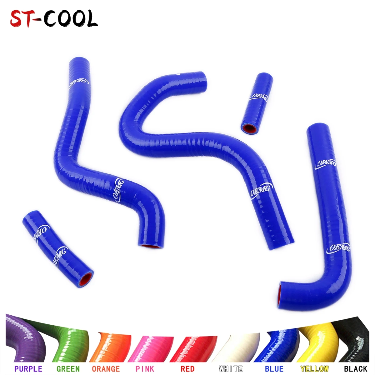 

FOR 1994-2002 KAWASAKI KX 250 KX250 1995 1996 1997 1998 1999 2000 2001 Radiator Silicone Hoses Tubes Kit Piping 5Pcs 10 Colors