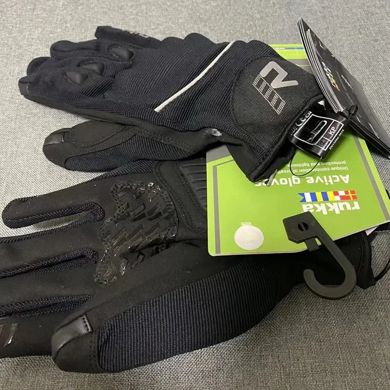 AliExpress Summer Breathable Men's Rukka Airium Moto Biker Outdoor Cycling Protect Motorcycle Gloves Motocross Motorbike Glovs Touch Screen