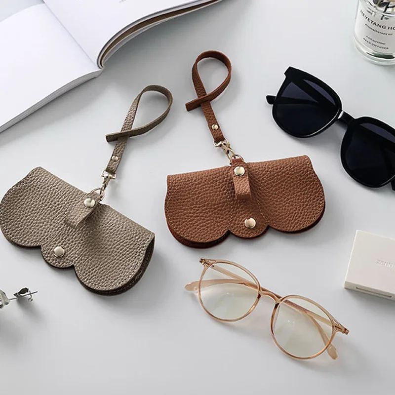 Portable Leather Sunglasses Case Holder Glasses House Glasses Storage Box Sunglass Storage