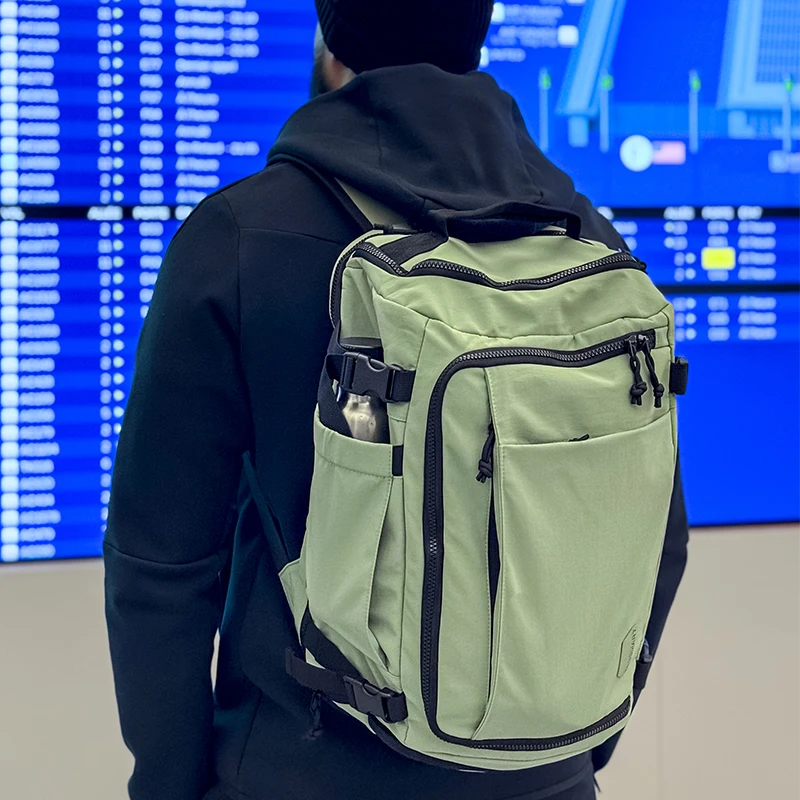 BAGSMART Reiserucksack, große Kapazität, Vakuum-Kompressionsrucksack für Damen, 15,6 Zoll Laptoptasche, wasserdicht, erweitern Sie Herrenrucksäcke – Detail 19