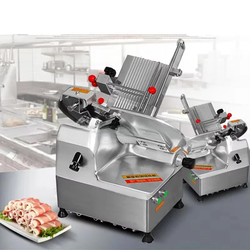 Industrial Lamb Roll Cutting Machine, Fully Automatic Frozen Meat Cutting Machine, Electric Beef Cutting Machine