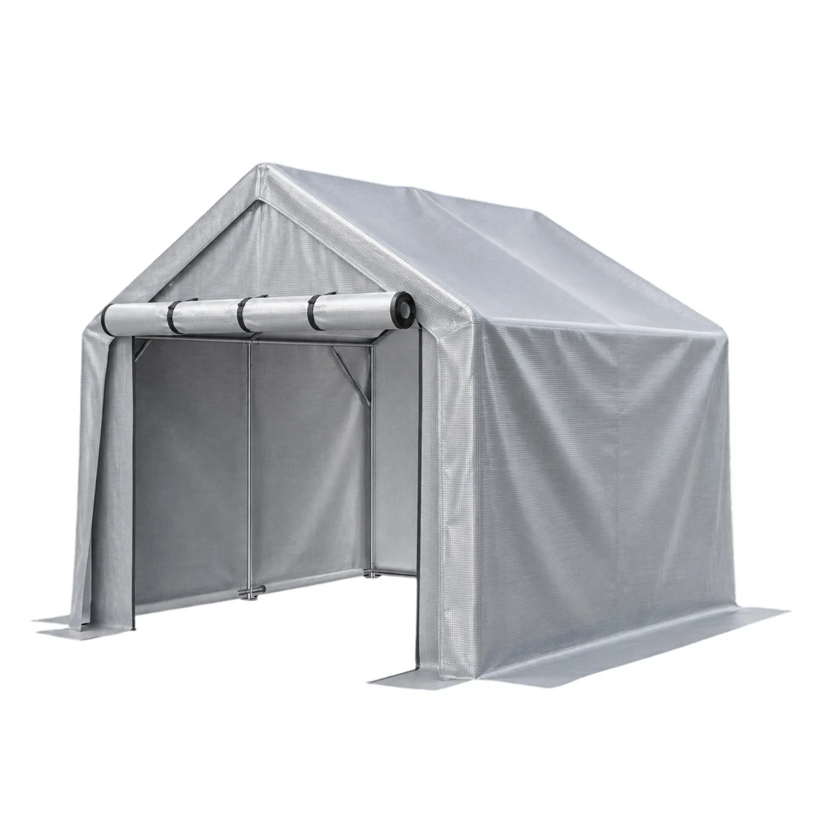 Grote tuinopslag – Geschikt voor tuingereedschap, fietsen en grasmaaiers –100% waterdicht, UV-bescherming 50+, gegalvaniseerd stalen frame
