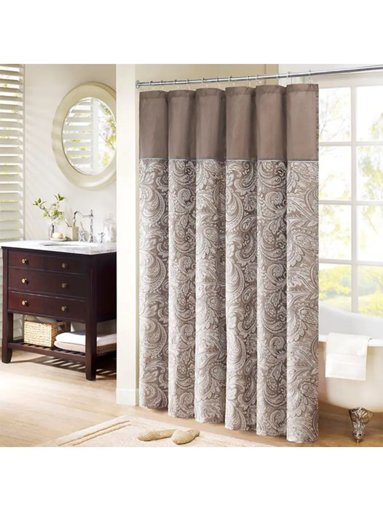 

Жаккардовая шторка для душа (многоцветная + полиэстер)