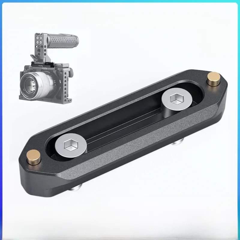 SmallRig Quick Release Safety Nato Rail 70mm długości ze sprężynowymi kołkami do RED Epic / Scarlet/ Blackmagic Camera-1195 — zdjęcie 2