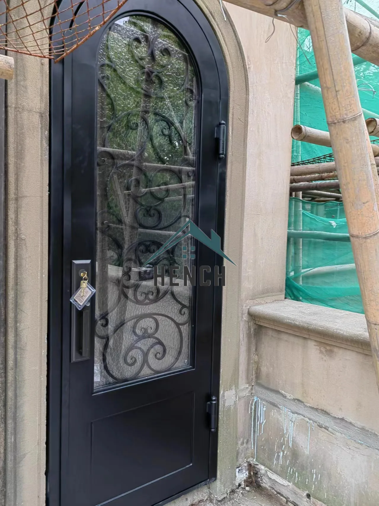 Hench Glass Iron Door China