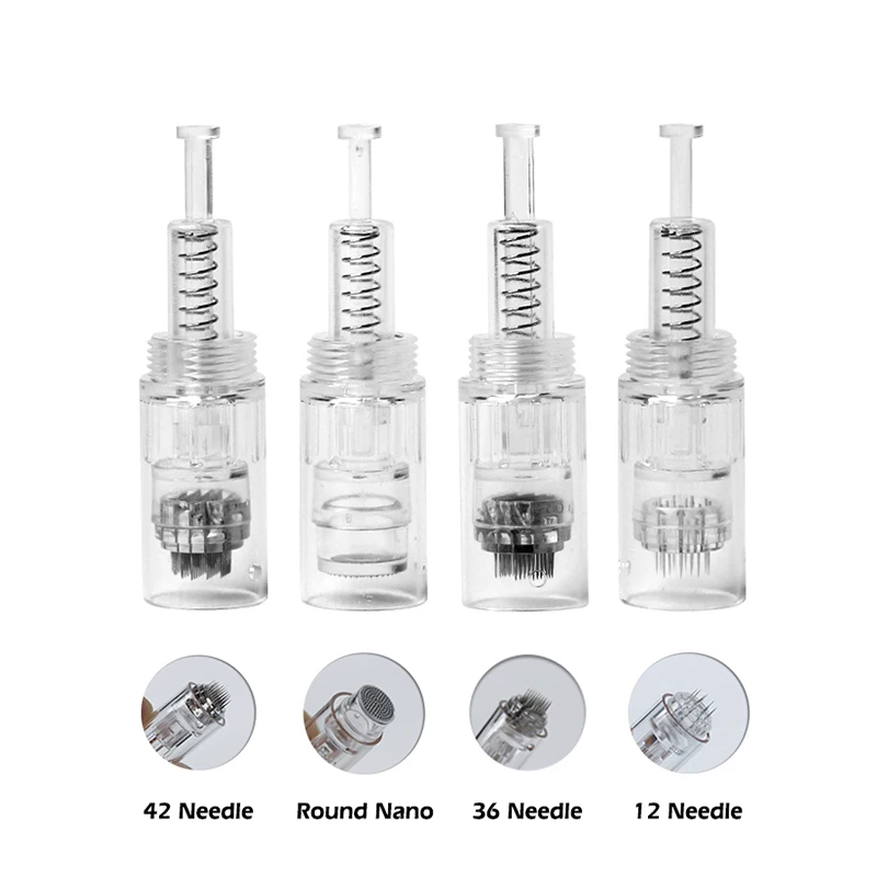

10pcs Disposable Needles Cartridges Screw PMU 6 Different Types Of Cartridge Needles For Permanent Makeup Eyebrow Lips Tattoo