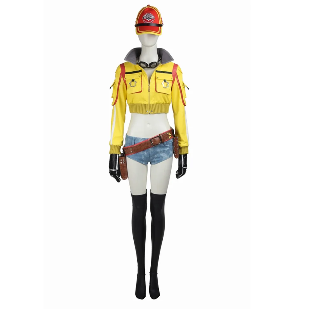 Cindy Aurum Cosplay Costume para Mulheres, Final Fantasy 15 Botas, Jogo de Anime, Meninas Disfarce, Halloween Roleplaying, Carnaval Fato de festa