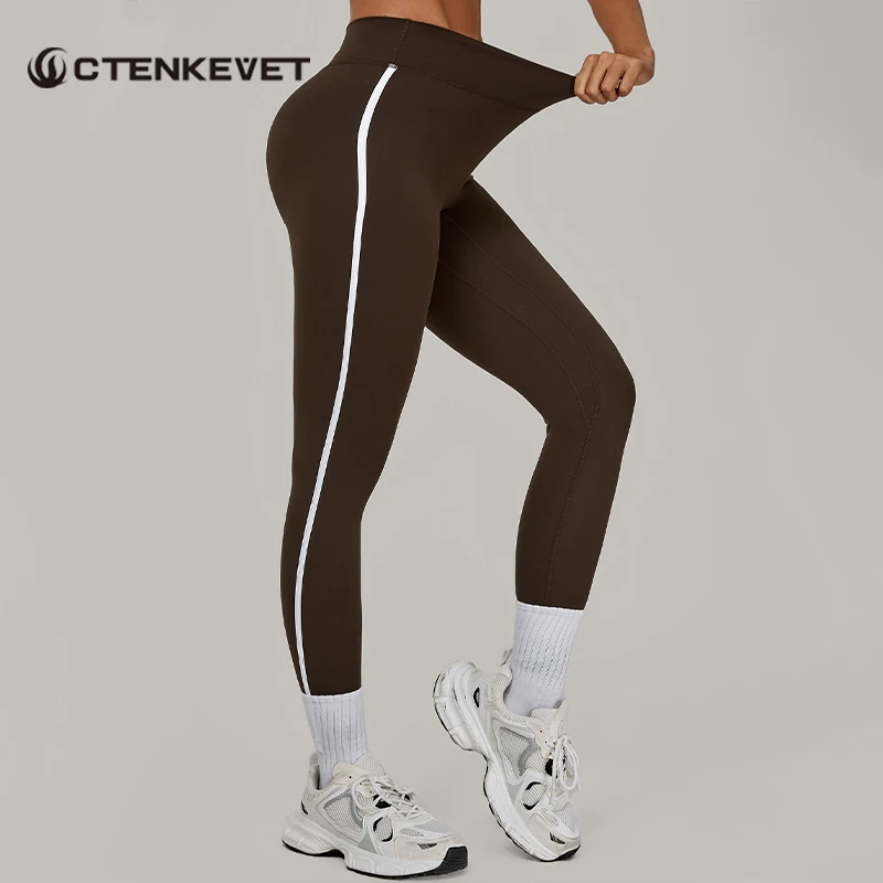 

Ctenkevet Women Autumn High-waisted Gym Sweatpants Outdoors Running Quick-Dry Pants Female Yoga Pants Woman Casual Legging