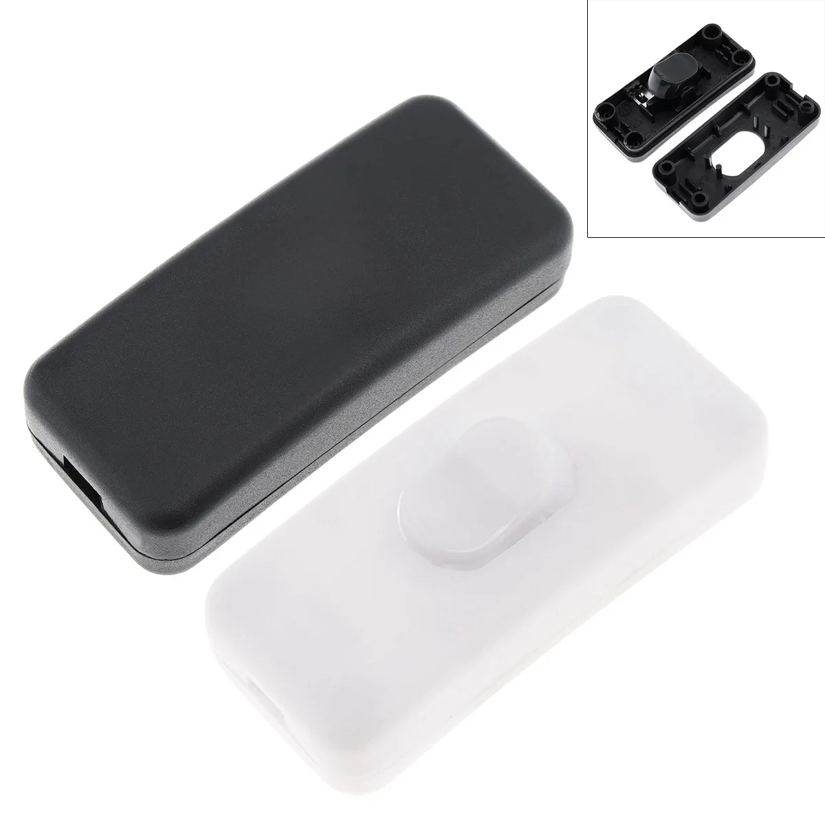 Czarny/biały 303 przełącznik w połowie Rocker Push Button przełącznik Rocker lampa stołowa Online lampka nocna przełącznik — zdjęcie 2