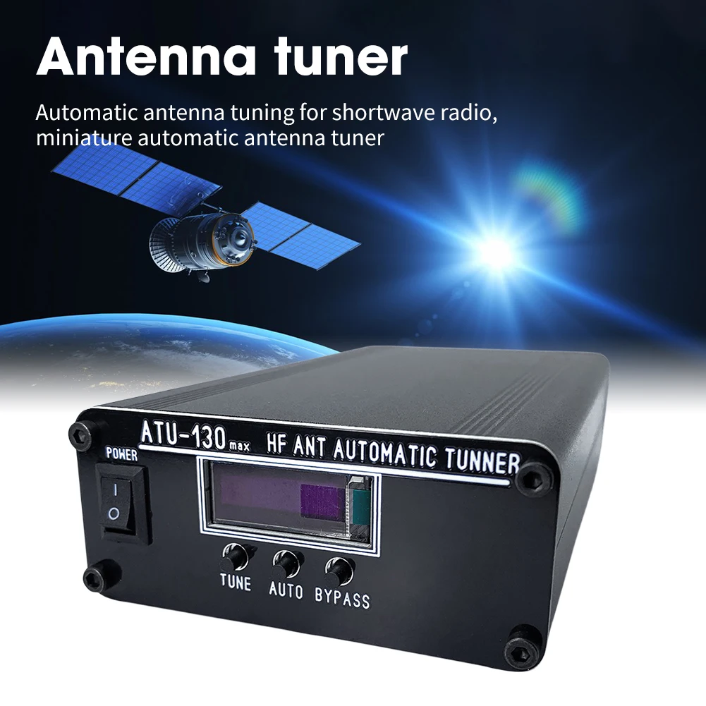 ATU-130 MAX 1.8-50MHzAntenna Tuner Box Automatic Shortwave HF Antenna Tuner  200W Update Version of ATU-100 ATU100