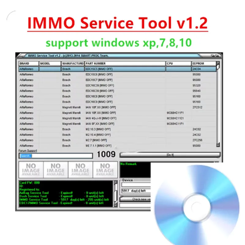 Newest EDC IMMO SERVICE TOOL V1.2 Car Repair Software PIN CODE Immo Off CALCULATOR BSI VDO DASHBOARD 2017 For Audi BMW Fiat