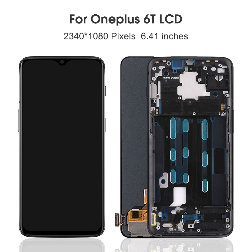 6.41\'\'For OnePlus 6T For  1+6T A6010 A6013 LCD Display Touch Screen Digitizer Assembly Replacement