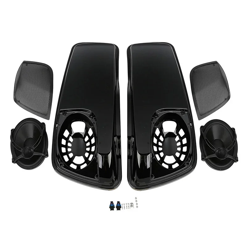 Pokrywy sakw motocyklowych z głośnikiem 5x7 cali do Harley Touring Electra Road Glide King FLH FLTR FLHX FLHR FLHTK FLHRC FLHT 14-23 — zdjęcie 2