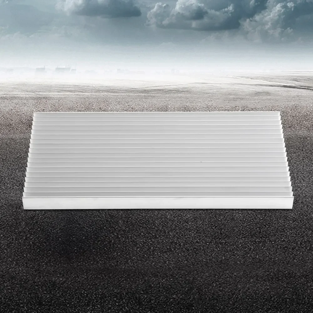 1 Stück Aluminium-Kühlkörper 300 x 140 x 20 mm, Kühlkörper für Hochleistungs-LED-Licht, elektronische integrierte Chip-Kühlung