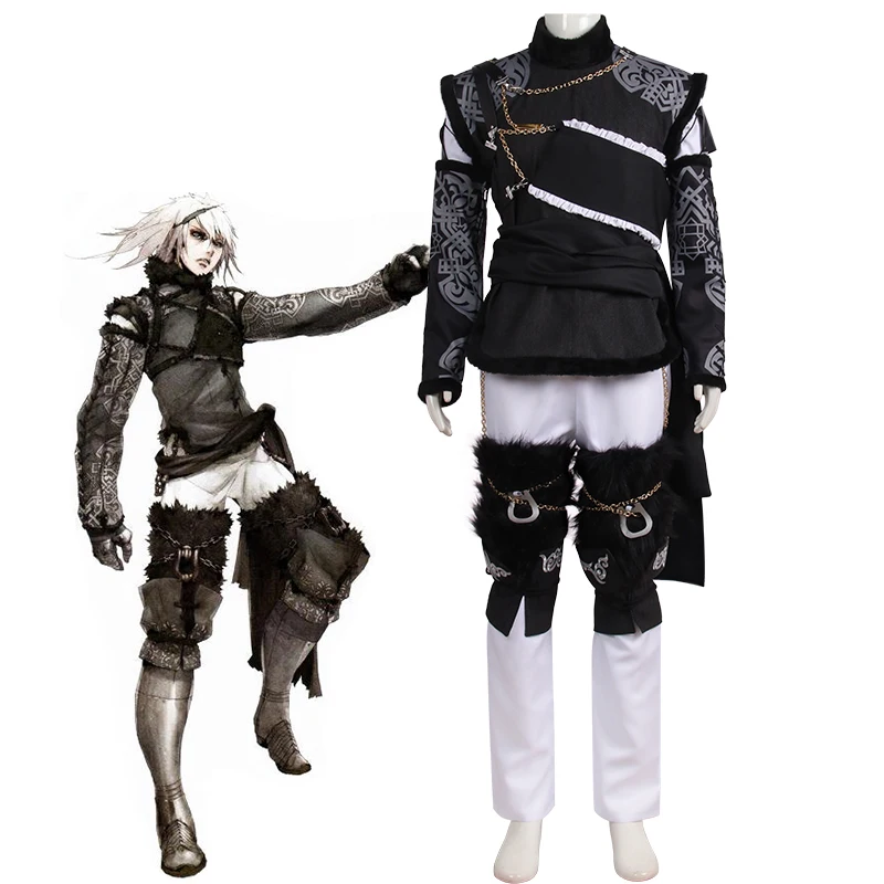 เครื่องแบบเกมชุดคอสเพลย์ผู้หญิง Nier ชุดฮาโลวีนชุดเทศกาลเสื้อผ้าอะนิเมะขนาดใหญ่สั่งทำได้