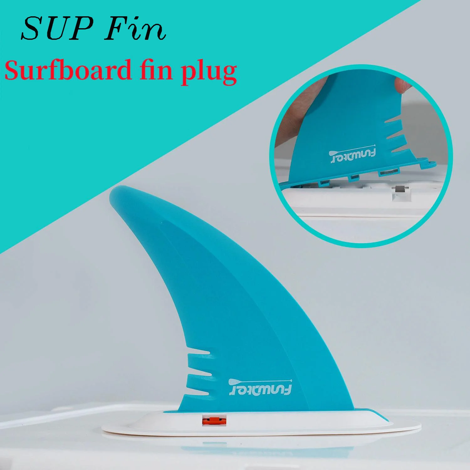 6 Stück Sup Fin Insert und Surf board Base Pin Holder Wassersport