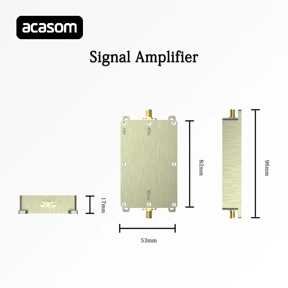 Fonte de sinal sem fio da varredura do extensor do sinal dos amplificadores de alta potência do rf de 5.8ghz 40w para o zangão wifi6