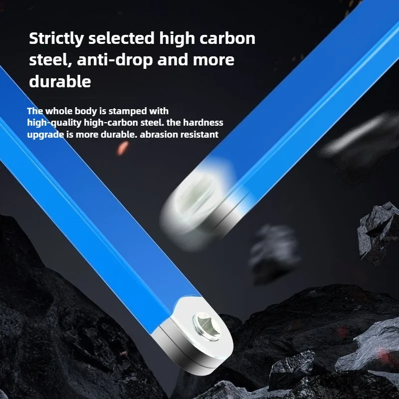 Extension Ratchet Wrench - 1/2", 1/4", 3/8" Versatile Square Drive Adapters for Car Maintenance, Universal Offset Wrench Set