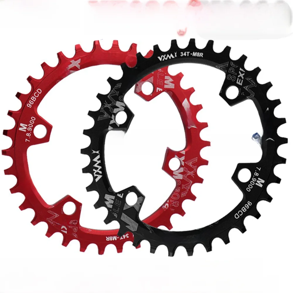 AliExpress UK VXM-96bcd Chainring MTB Round oval  Bicycle Chain Ring 30T 32T 34T 36T 38T Crown Tooth Plate For