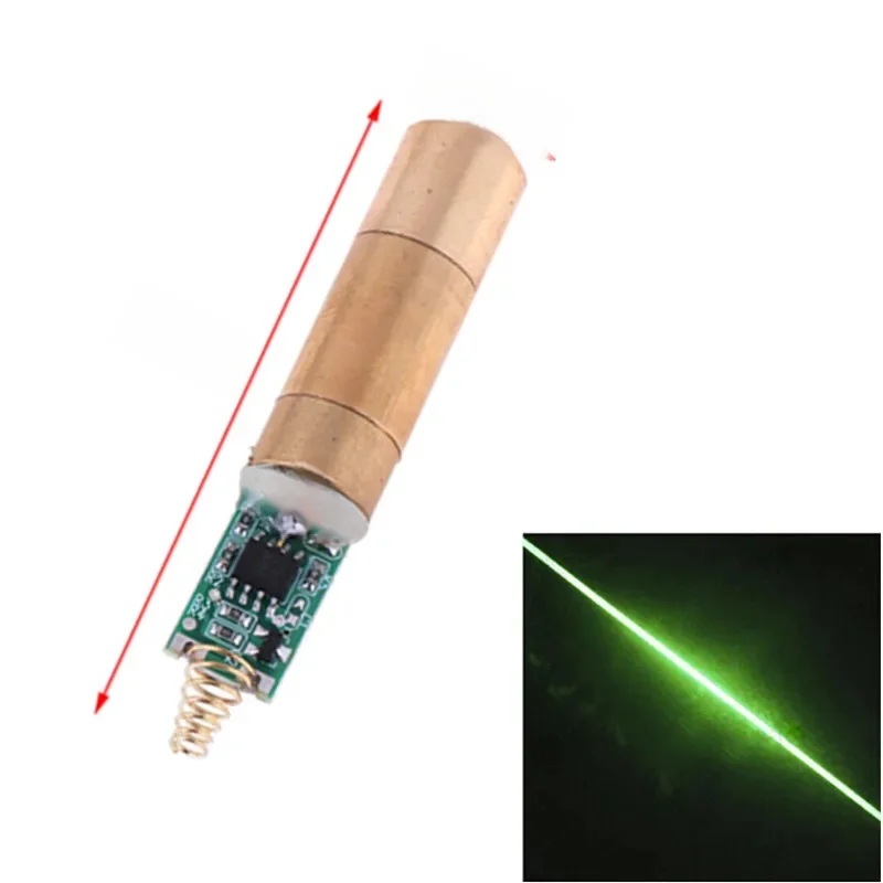 1 sztuk punkt moduł laserowy skaner zielony moduł 532nm 30 ~ 50mW zielony moduł laserowy dioda laserowa światło nowy — zdjęcie 2