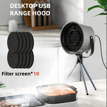 Nuove cappe da tavolo USB Ventilatore di scarico portatile a...