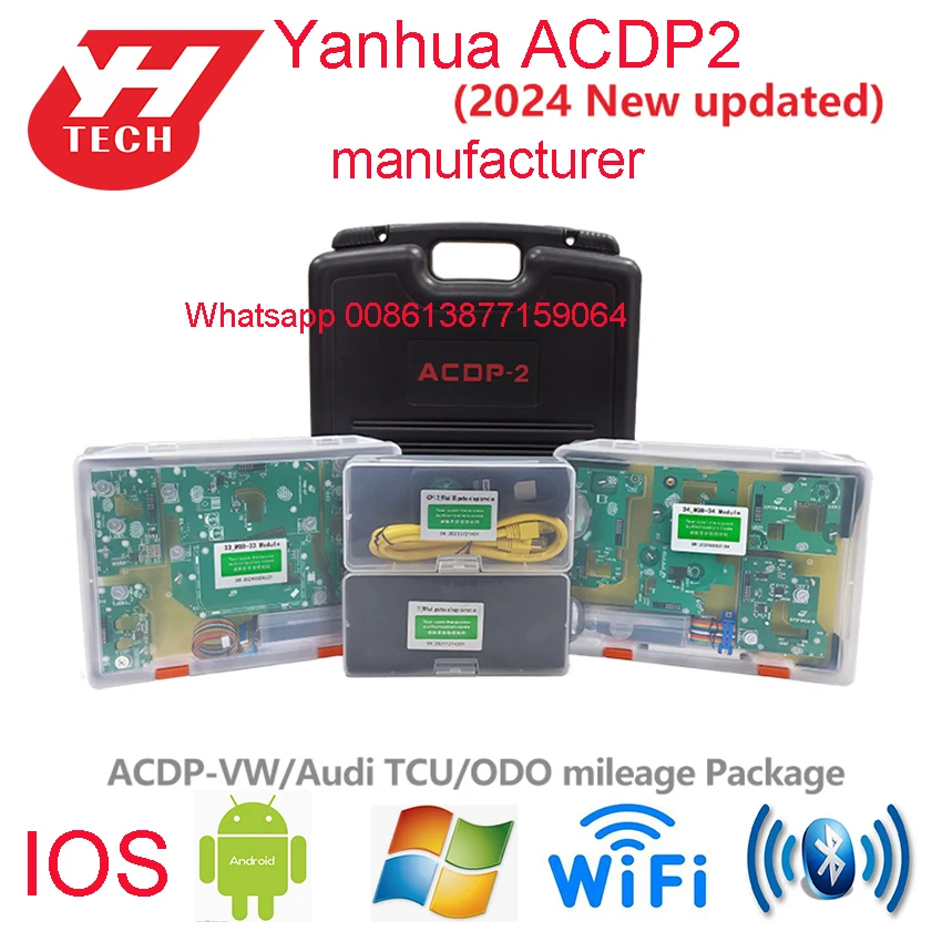 ACDP- for VW for AUDI TCU/ ODO Mileage Package Yanhua ACDP2 Basic module + Module 21/25/33/34