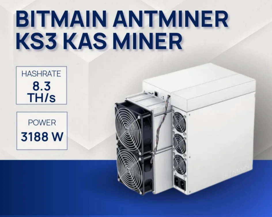 

Новинка, Майнер Ice River KAS KS3M Asic Kaspa 6Th/s ± 10%, отправлено раньше