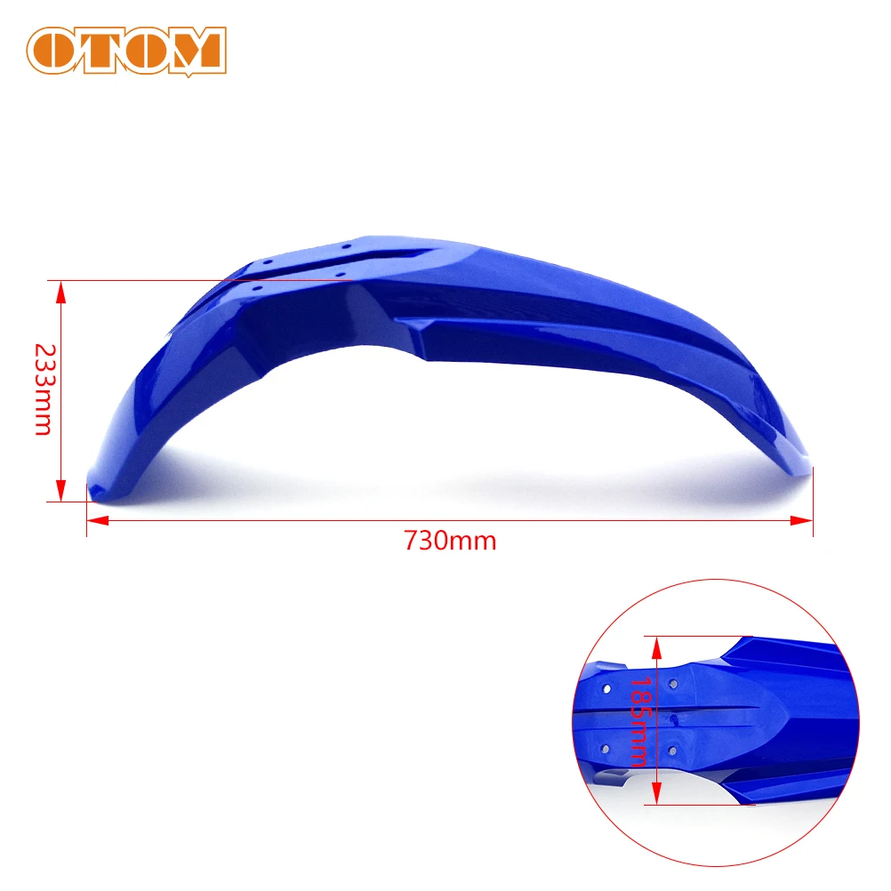 OTOM Motorcycle Front Fender Cover Protector Splash Mudguard Fairing For YAMAHA YZ250F 2010-2013 Off-road Accessories Dirt Bikes