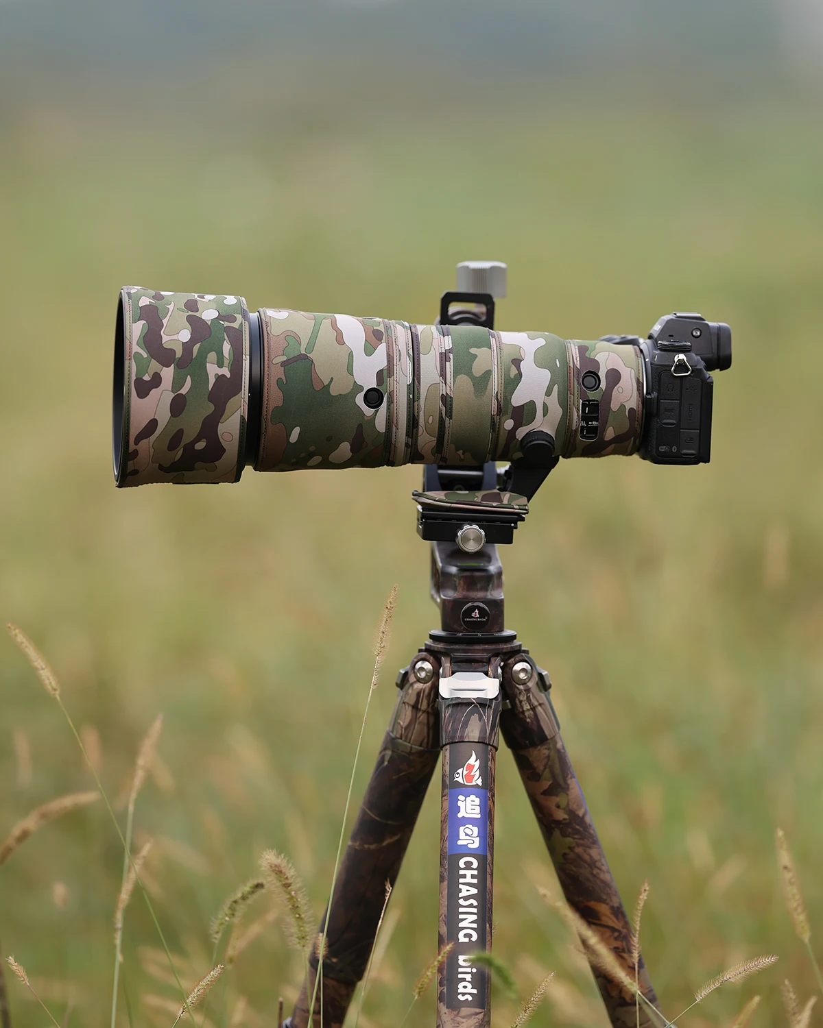 CHASING BIRDS kamuflażowa osłona obiektywu do NIKON Z 600mm F6.3 VR S wodoodporna i przeciwdeszczowa osłona obiektywu Z 600