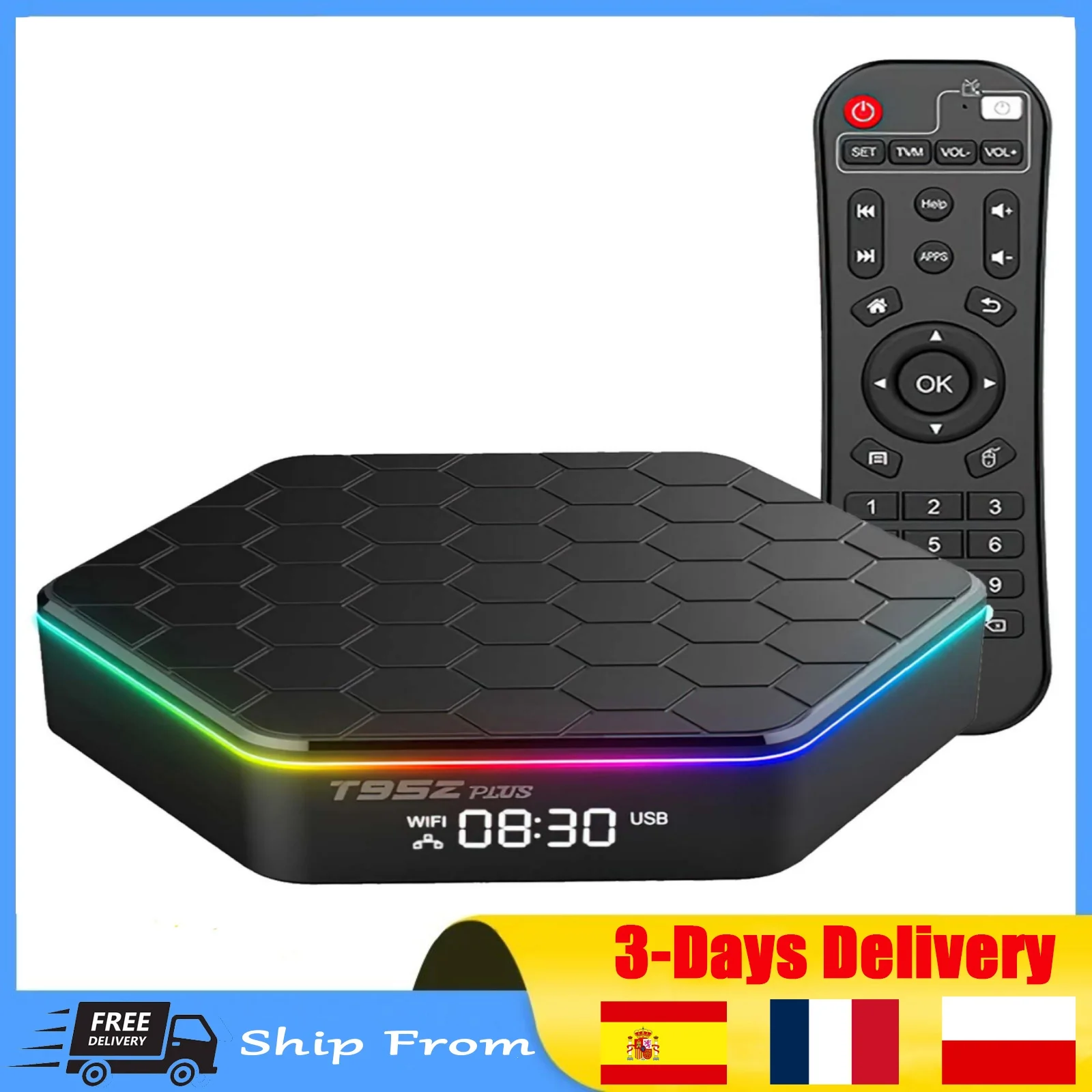 Wifi6 6k 4k m3u Smart Android TVBOX Media Player Set Top Box T95Z PLUS TV BOX Android 12 Allwinner h618 2.4G 5G Dual Band